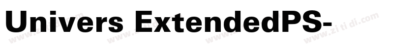 Univers ExtendedPS字体转换